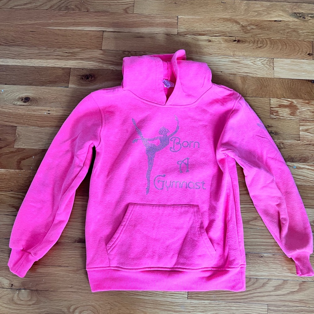 Gymnastics Hooded long sleeve sweatshirt